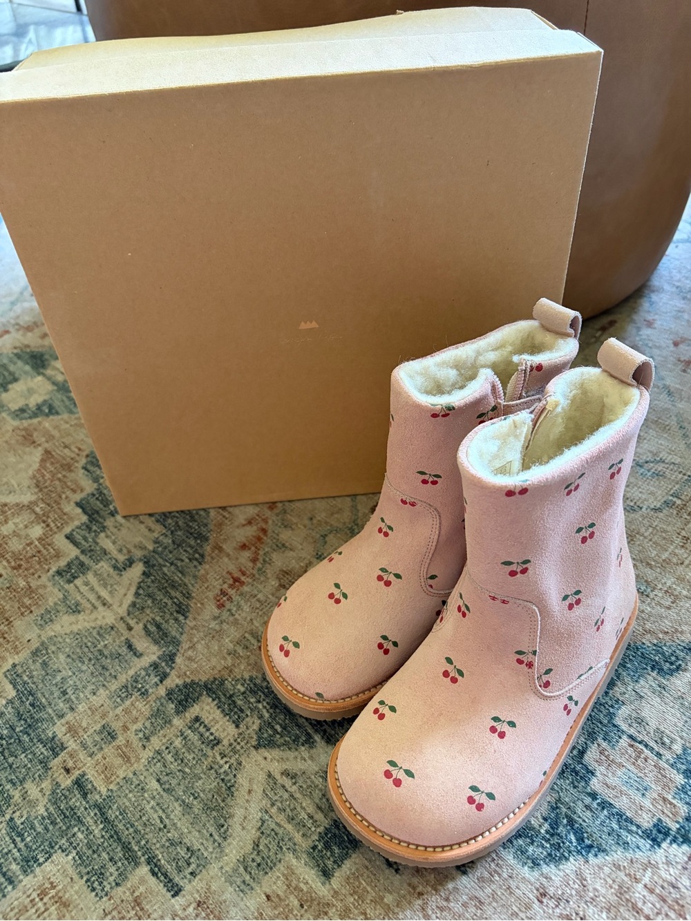 New In Box Konges Slojd Pippi Pull Toddler On Boot - Cherry EU 31/US 13 - Picture 2 of 5